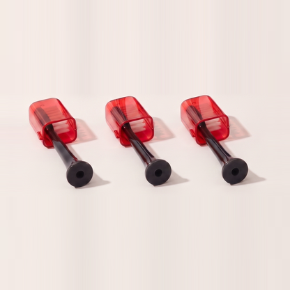 Close-up of three Solstra replacement brush heads
